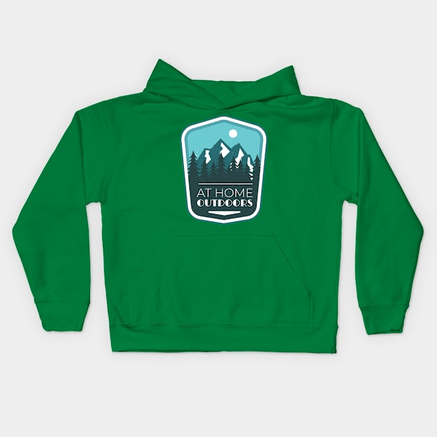 At Home Outdoors Kids Hoodie by MimicGaming